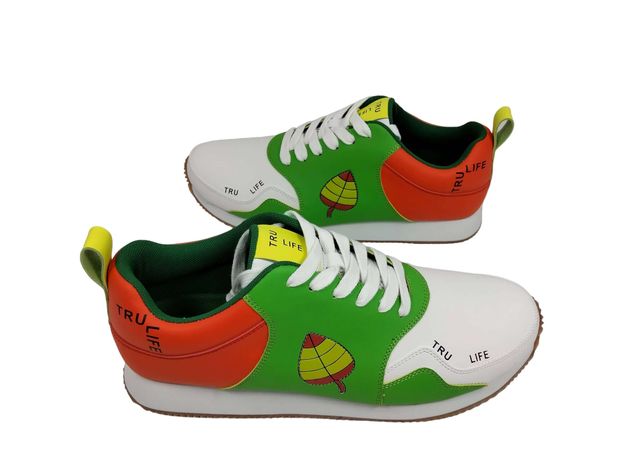 ruLife Sport Running Shoes - Lightweight Comfort Sneakers in Red, Yellow, Green - Eco-Friendly, Durable Design